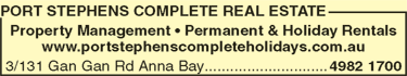Port Stephens Complete Real Estate - QLD Tourism 7