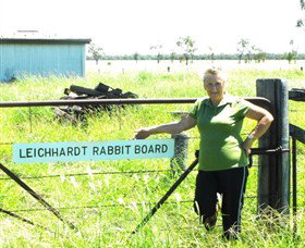 Morven Rabbit Board Gate - QLD Tourism 0