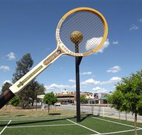 Barellans Big Tennis Racquet - QLD Tourism