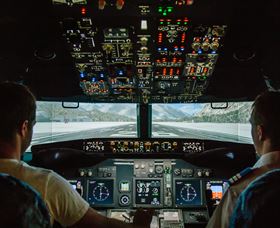 Jet Flight Simulator Canberra - QLD Tourism 4
