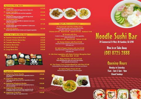 Noodle Sushi Bar Mount Gambier - QLD Tourism 1