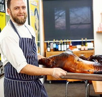 Fireside Pig and Pinot at Contentious Character - QLD Tourism