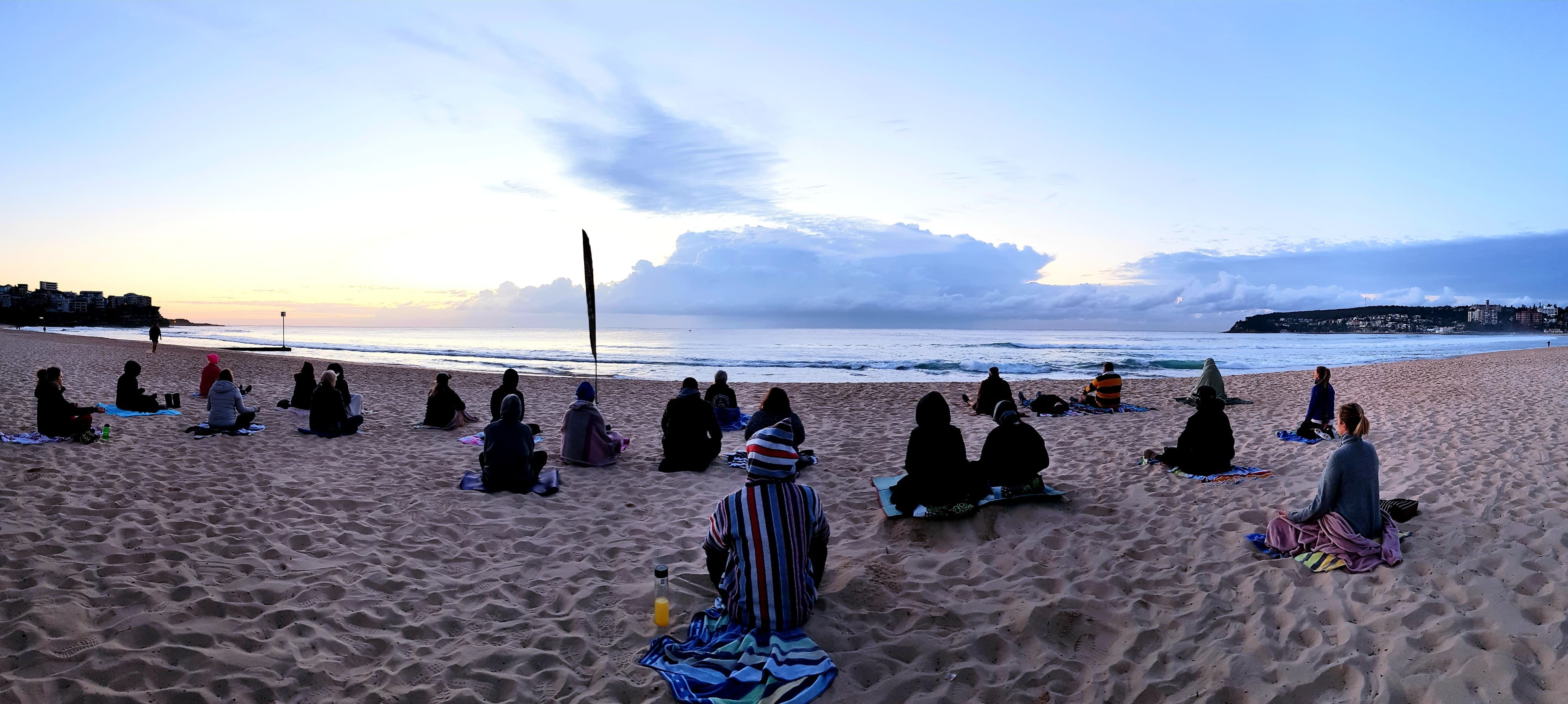 Making Meditation Mainstream: Free Beach Meditation Session Freshwater Beach - thumb 0