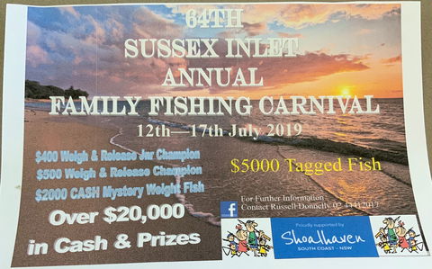The Sussex Inlet Annual Family Fishing Carnival - Queensland Tourism 0