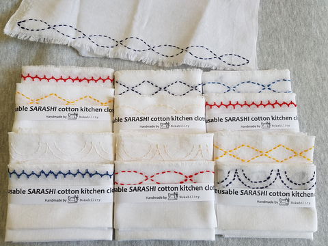 Online Live Streaming Class: Make A Sashiko Reusable Kitchen Cloth - Queensland Tourism 0