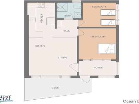 Ocean Blue Apartment Two Oceanfront Apartment - QLD Tourism 5