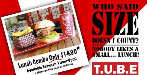 TUBE - The Ultimate Burger Experience - Queensland Tourism 2