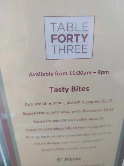 Table Forty Three - Queensland Tourism 2