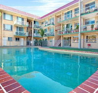 Bribie Beach King bed Unit overlooking pool - QLD Tourism