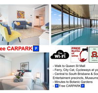 CBD Views-With FREE Wine Free-Carpark-Netflix-WiFi - QLD Tourism