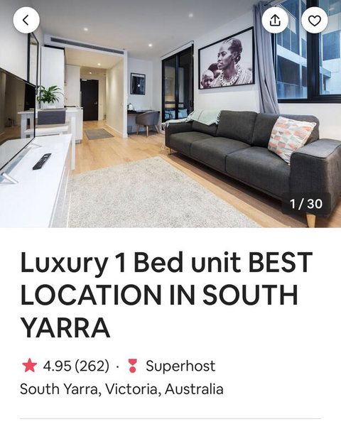 Luxury 1 Bed Unit BEST LOCATION IN SOUTH YARRA - QLD Tourism 3