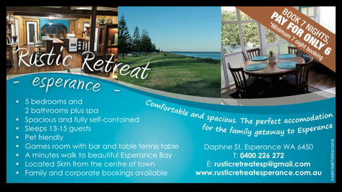 Rustic Retreat Esperance - QLD Tourism 33