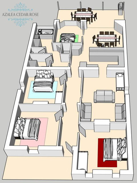 Azalea Cedar-Rose Barossa Valley Villa - Queensland Tourism 3