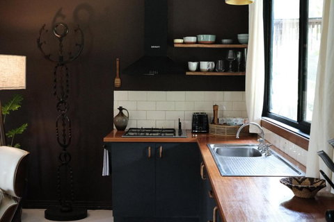 Romantic Wooden Nature Cabin Overlooking Forest & Crystal Clear River - QLD Tourism 3