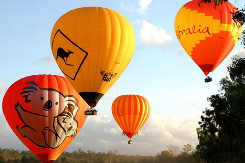 Natural Bridge & Springbrook Waterfalls Tour + Hot Air Balloon With Breakfast - QLD Tourism 0