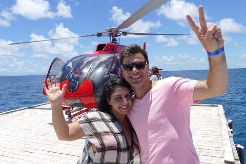 Full Day Reef Cruise Including 10 Minute Heli Scenic Flight: Get High Package - QLD Tourism 0