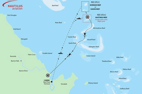 Great Barrier Reef Scenic Helicopter Tour And Cruise From Cairns - QLD Tourism 4