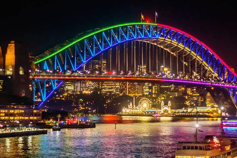 Vivid 90-Minute Sydney Harbour Intimate Catamaran Cruise With Canapes - QLD Tourism 0