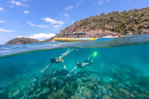 Great Barrier Reef Scenic Flight And Ocean Rafting Whitehaven Beach Day Trip - QLD Tourism 0