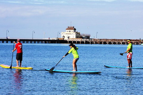 Private Stand-Up Paddle Board Lesson At St Kilda - QLD Tourism 1